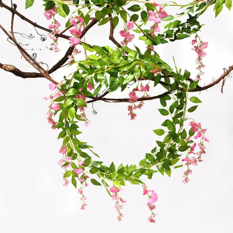 White Silk Flower Arch Decor