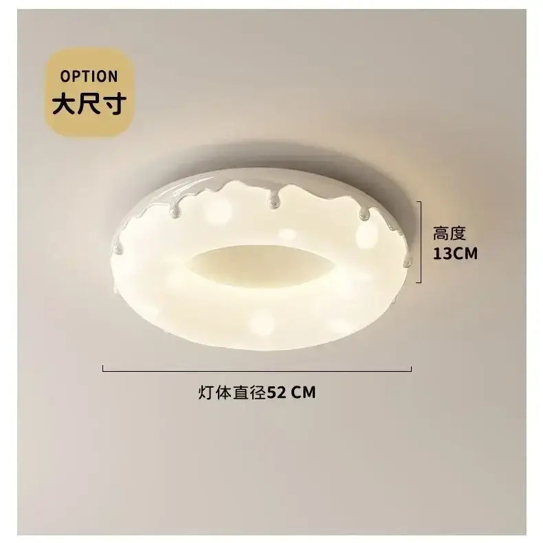 Green Doughnut Ceiling Light