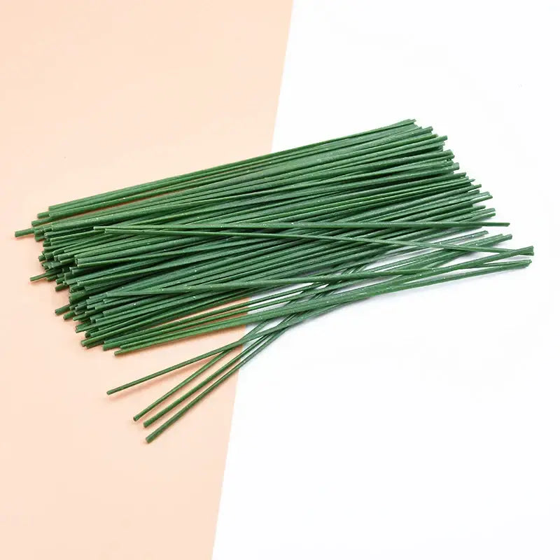 Green Iron Wire Roses