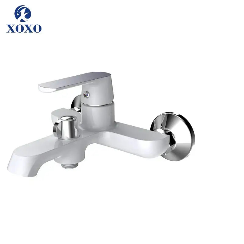 Orange Chrome Shower Set
