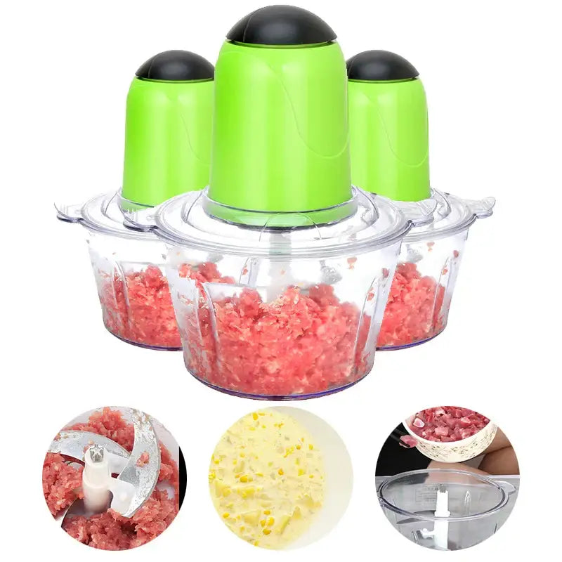 Green Stainless Grinder Set