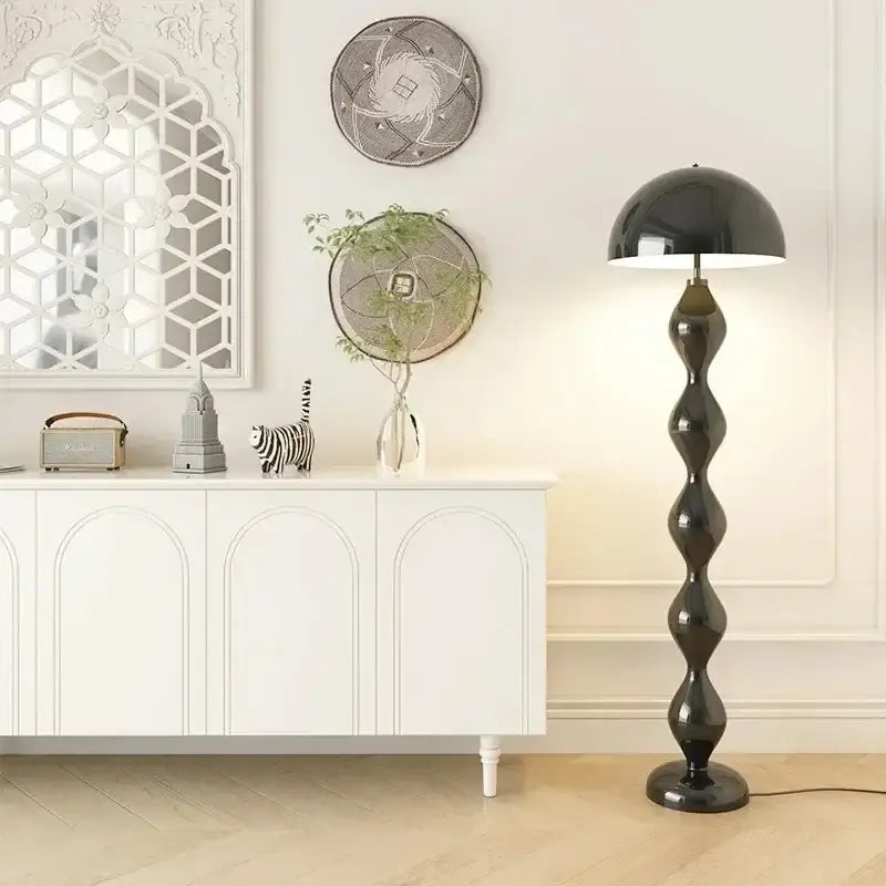 Green Wavy Floor Lamp