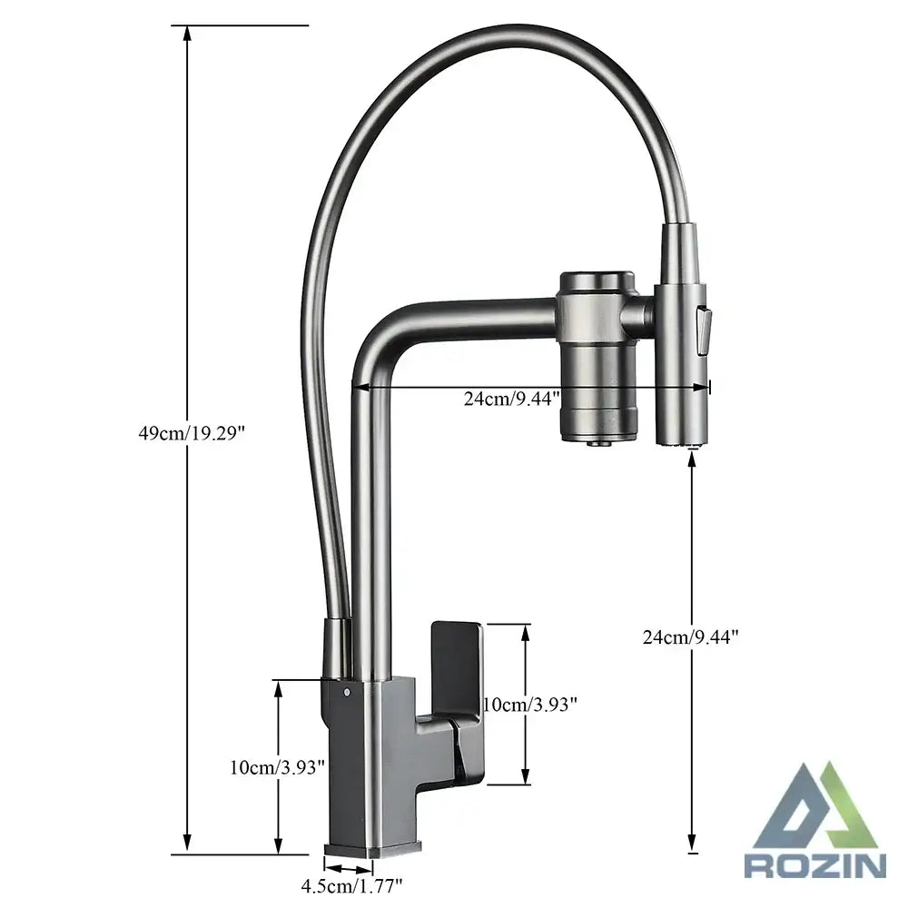 Gun Grey Kitchen Faucet