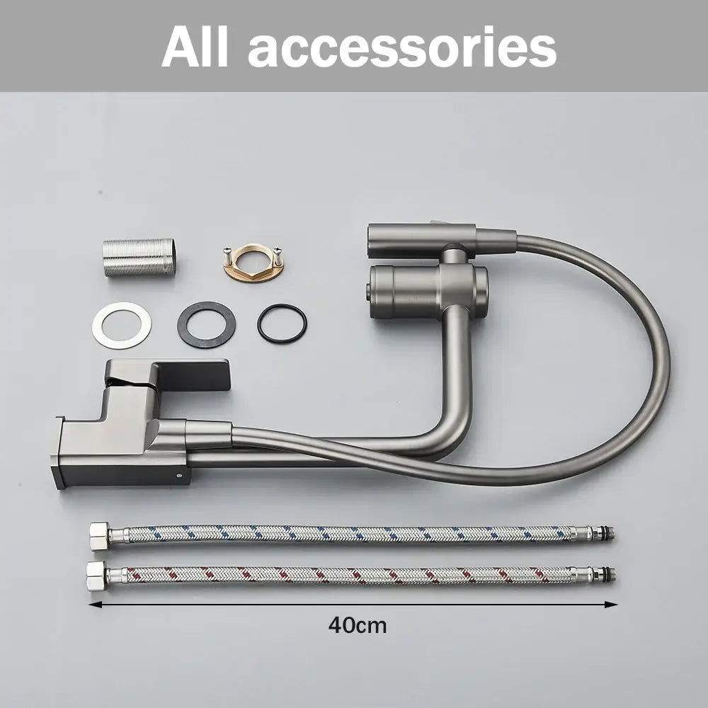 Gun Grey Kitchen Faucet