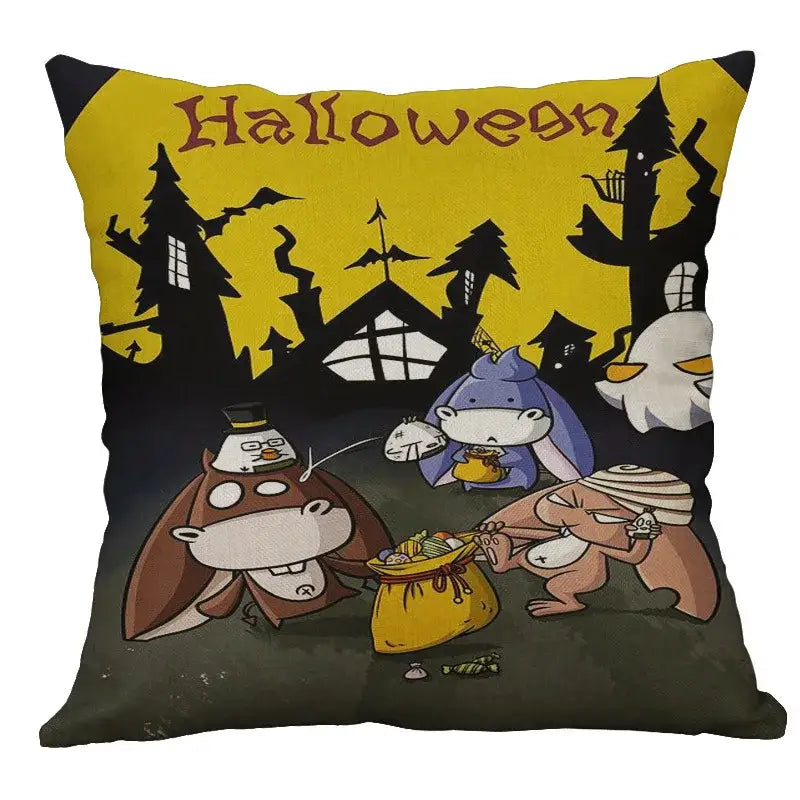 Linen Pumpkin Pillow Cover