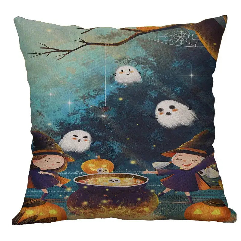 Linen Pumpkin Pillow Cover