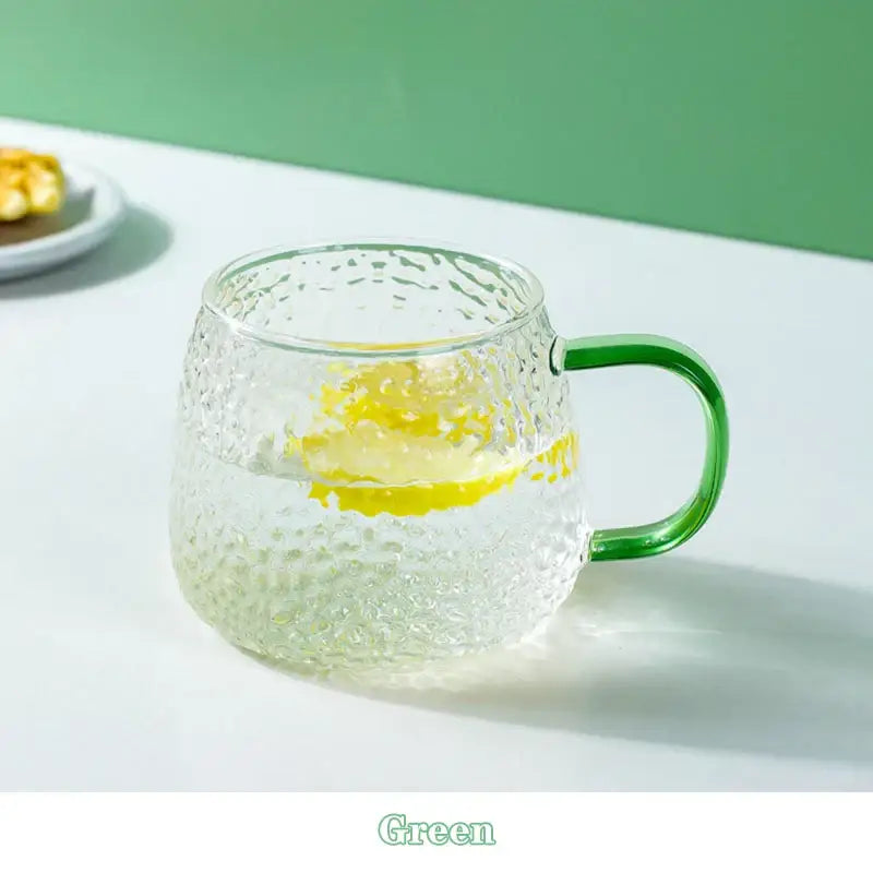 Glass Hammered Mug