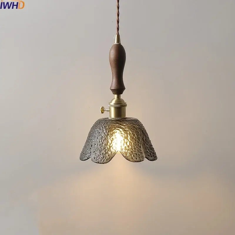 Gray Glass Pendant Lamp