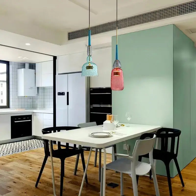Candy Glass Chandelier Light