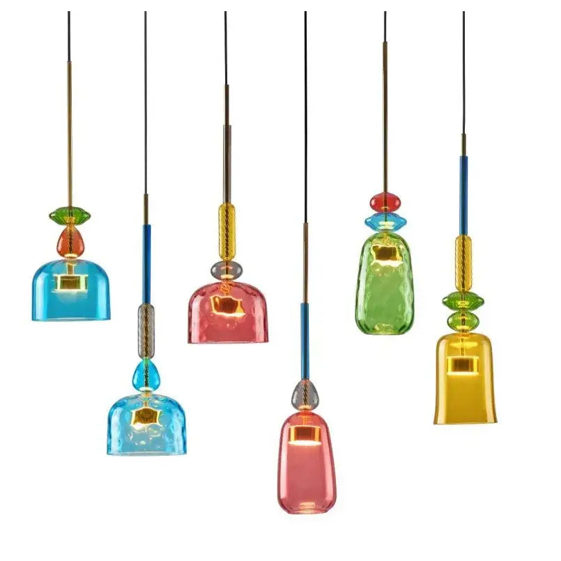 Candy Glass Chandelier Light