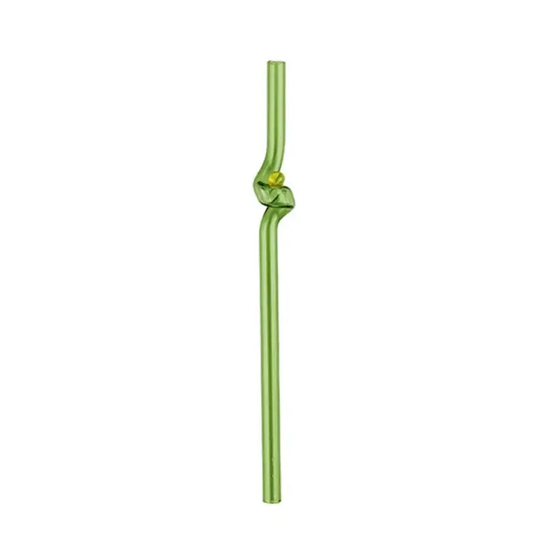Colorful Twisted Glass Straws