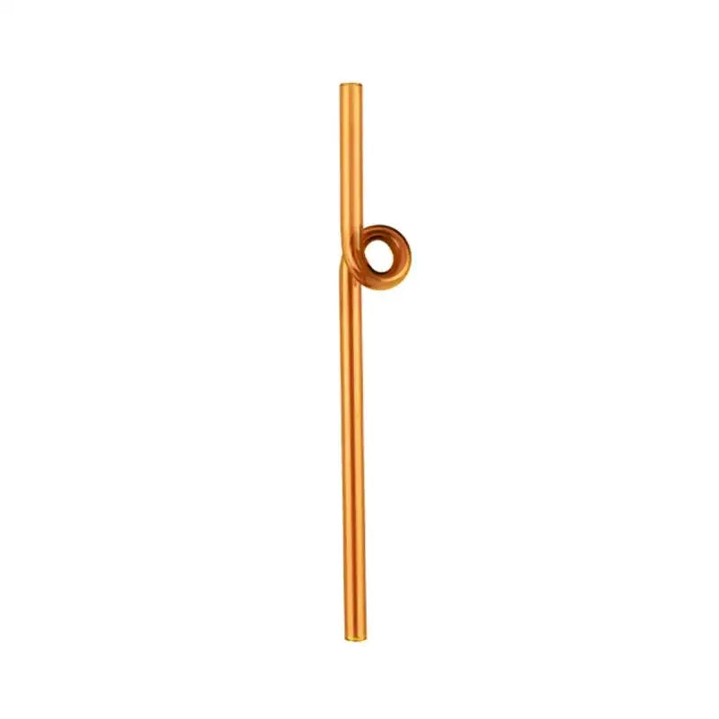 Colorful Twisted Glass Straws