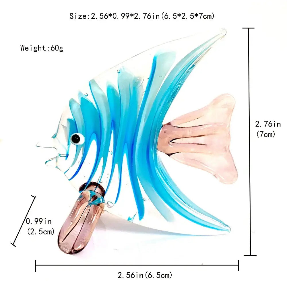 Crystal Glass Fish Figurine