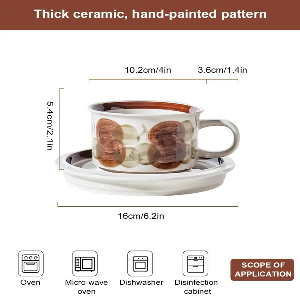 Leaf Ceramic Espresso Set
