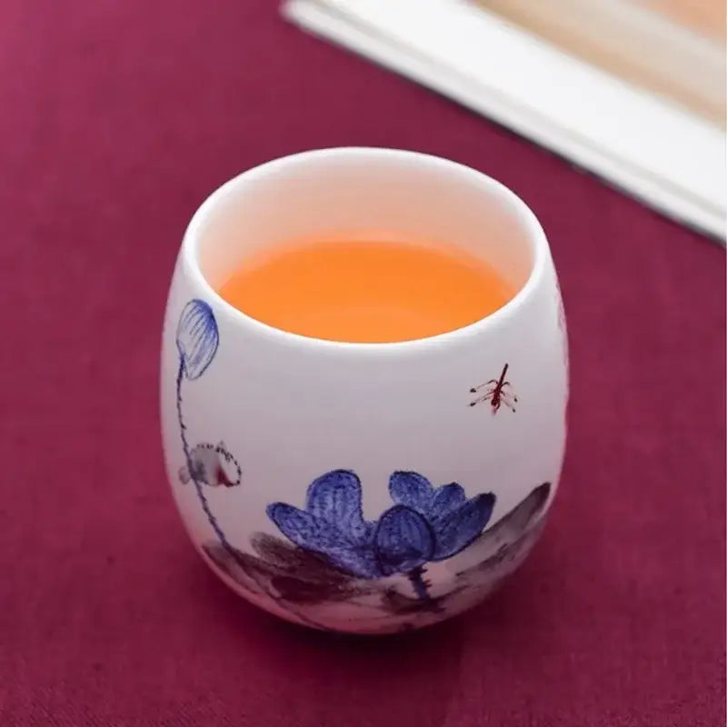 Floral Porcelain Tea Cup