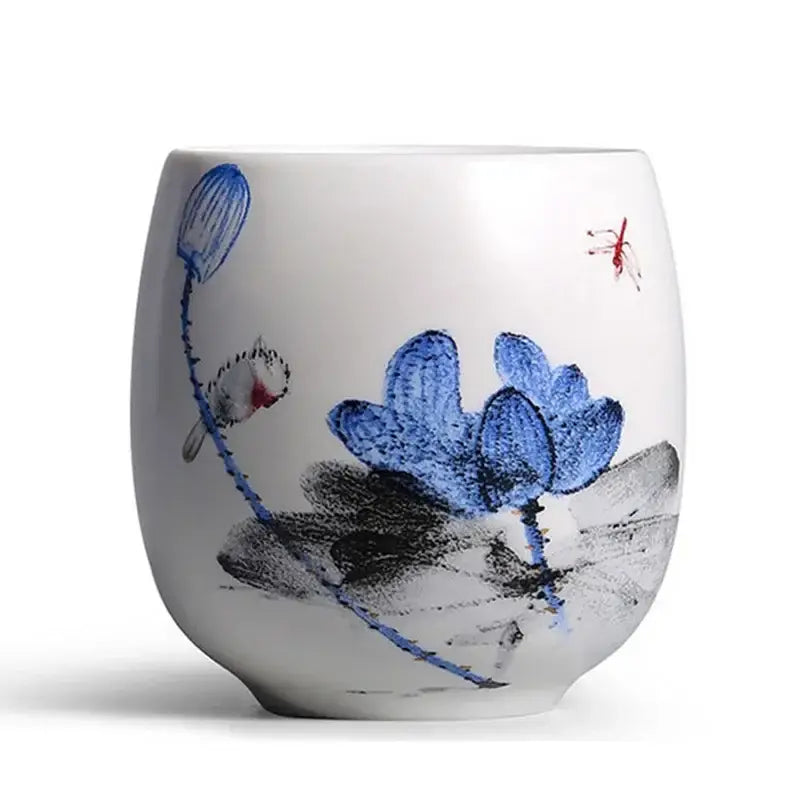 Floral Porcelain Tea Cup