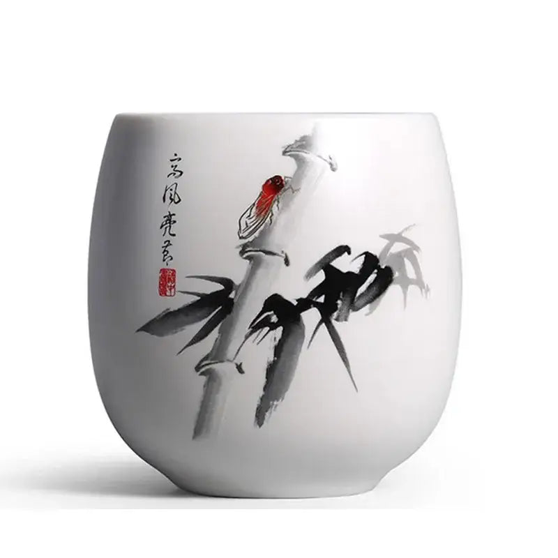 Floral Porcelain Tea Cup