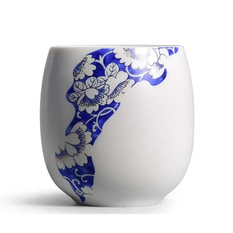 Floral Porcelain Tea Cup