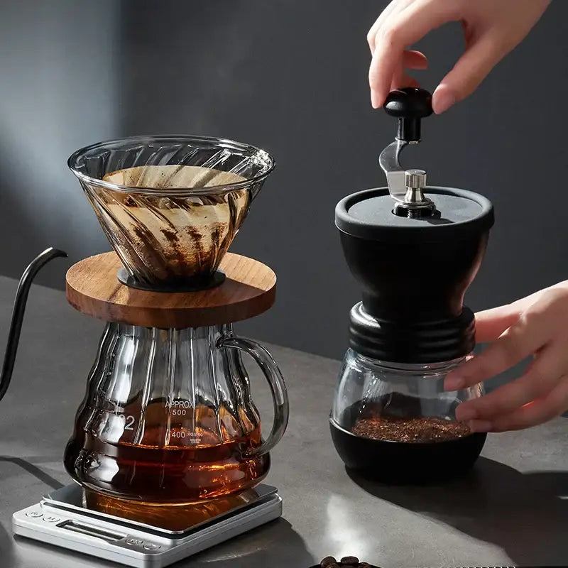 Glass Pour Over Coffee Set