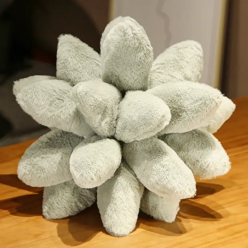 Lavender Succulent Throw Pillow
