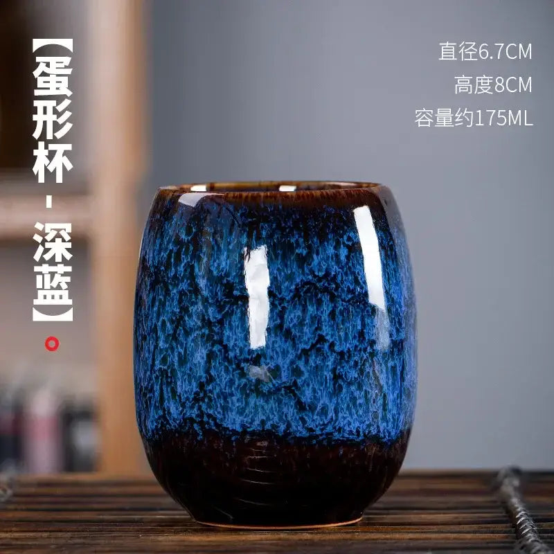 Multicolor Ceramic Tea Cups Handcrafted 175ml