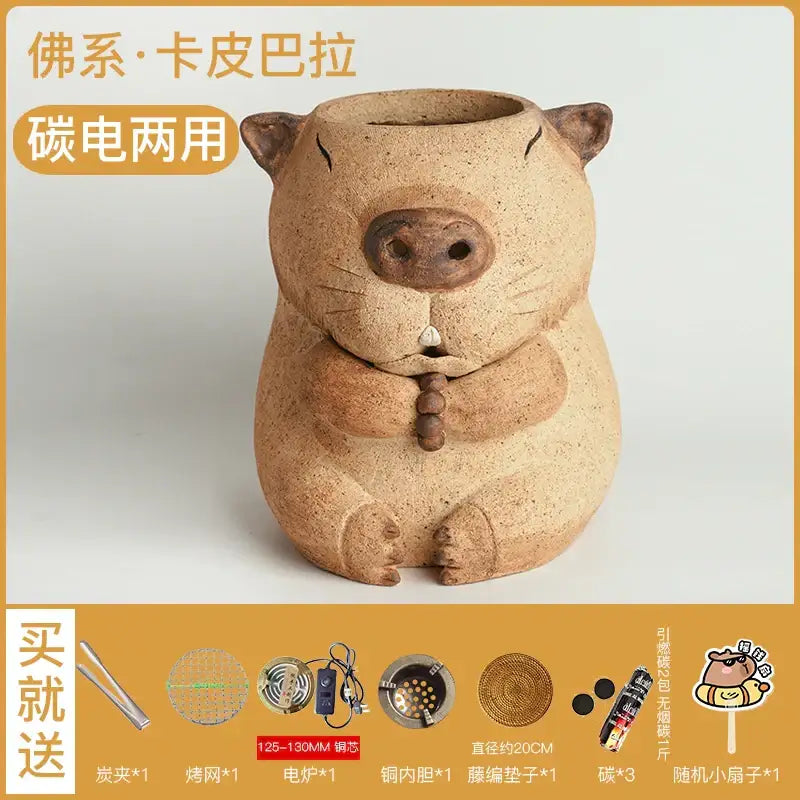 Carbon Ceramic Tea Warmer