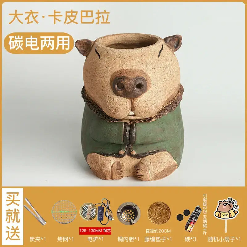 Carbon Ceramic Tea Warmer