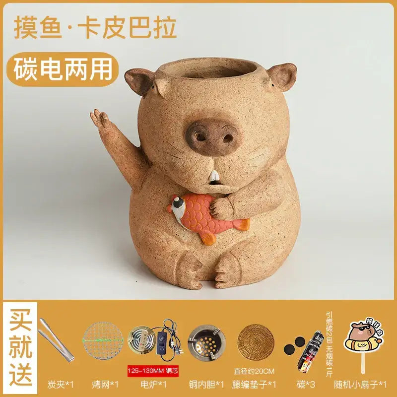Carbon Ceramic Tea Warmer
