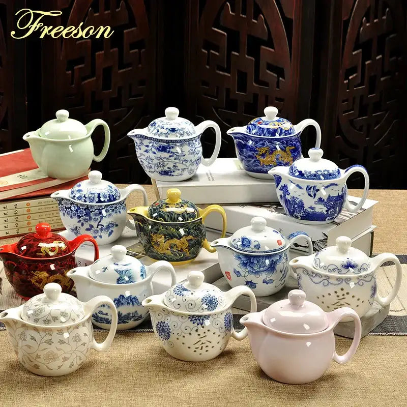 Ceramic Dragon Kung Fu Teapot