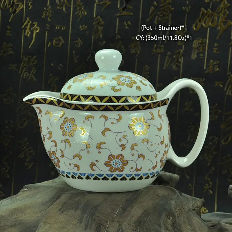Ceramic Dragon Kung Fu Teapot