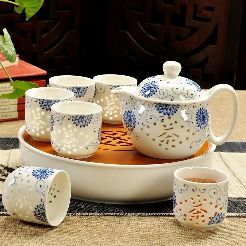 Ceramic Dragon Kung Fu Teapot