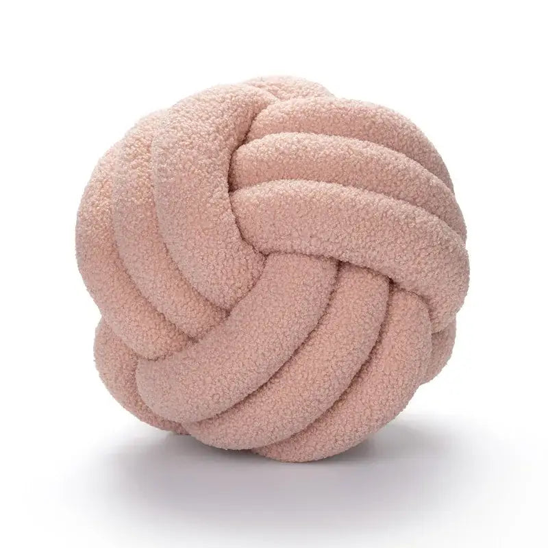 Knotted Boucle Plush Pillow