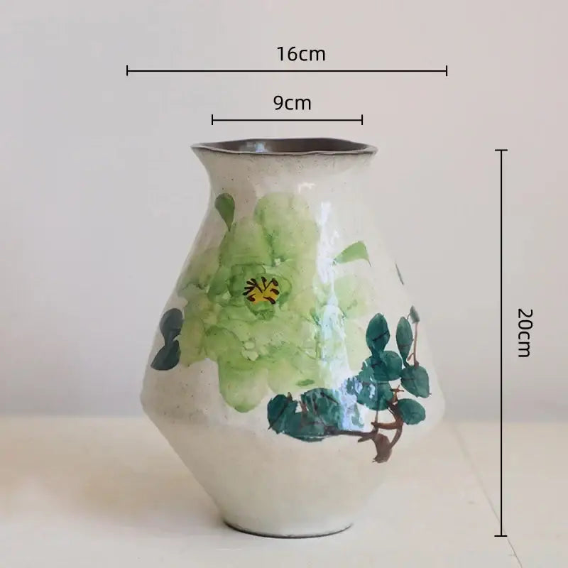 Watercolor Ceramic Flower Vase