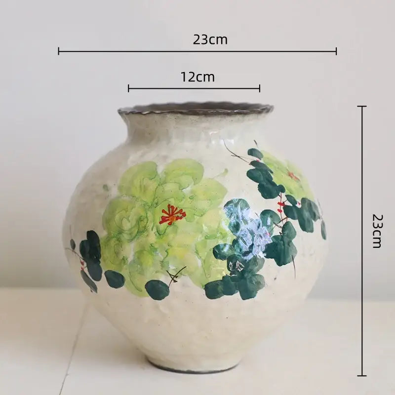 Watercolor Ceramic Flower Vase