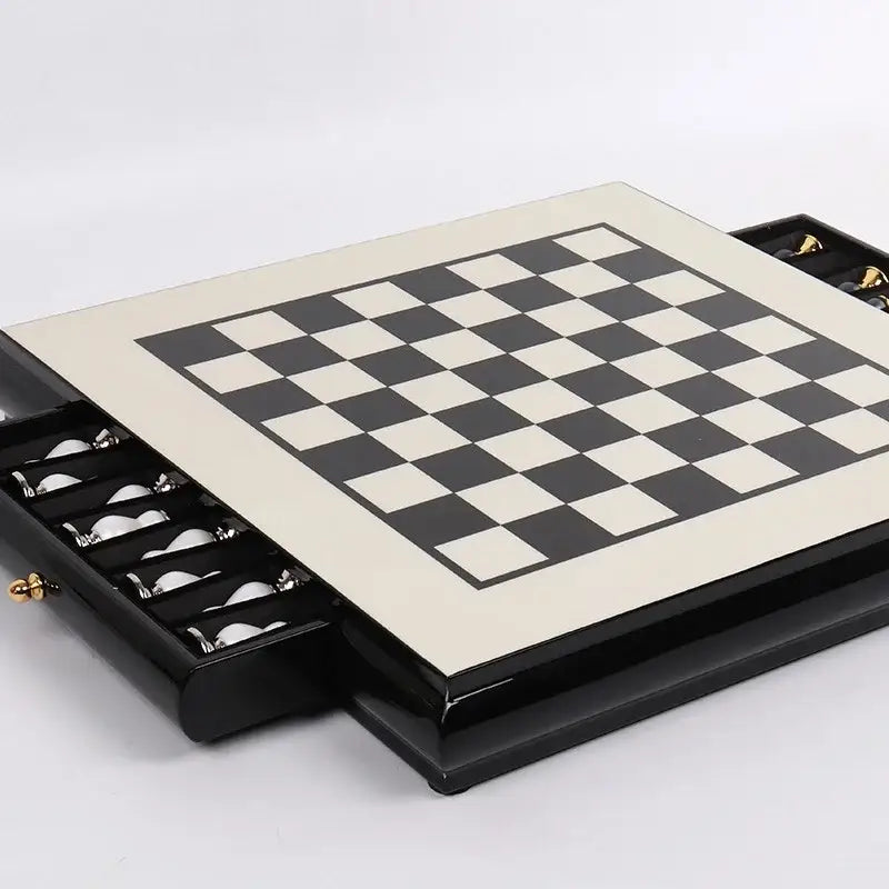 Wooden Marble Chess Set