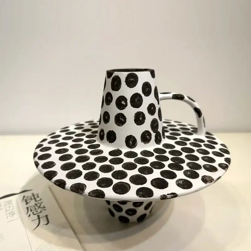 Ceramic Dotted Mug Set