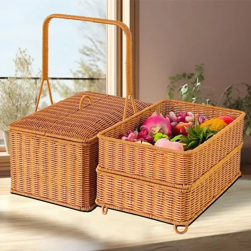 Rattan Picnic Basket Lid