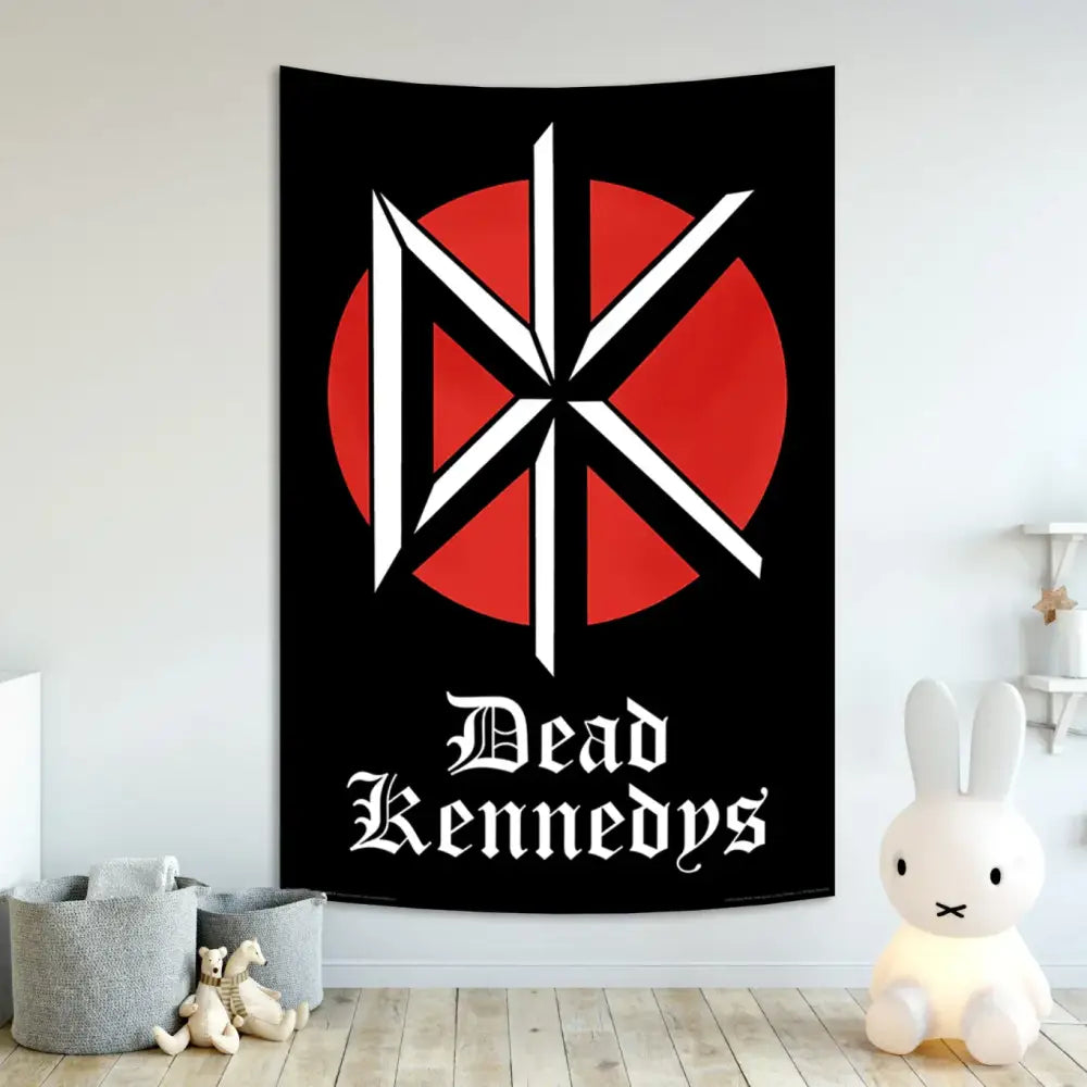 Rock Band Flag Tapestry