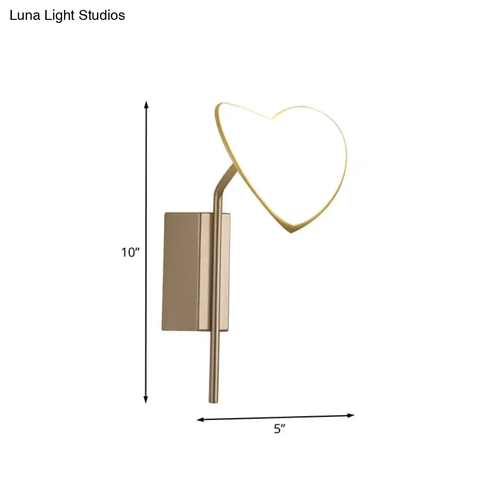 Gold Leaf LED Wall Sconce