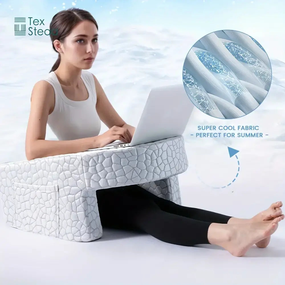 Gray Hexagonal Arm Pillow