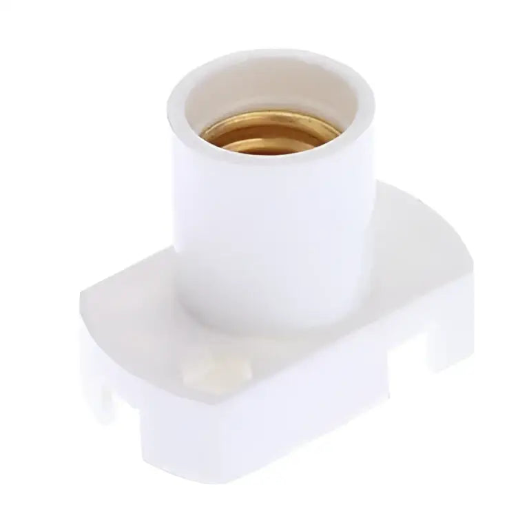 White E12 Bulb Socket