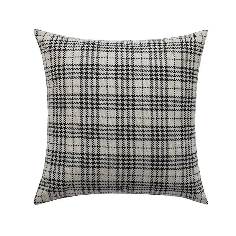 Brown Embroidery Pillowcase