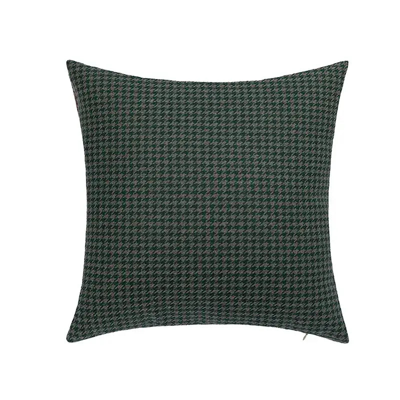 Brown Embroidery Pillowcase