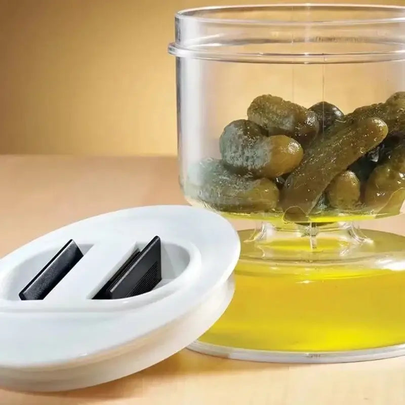 Glass Hourglass Dispenser Jar
