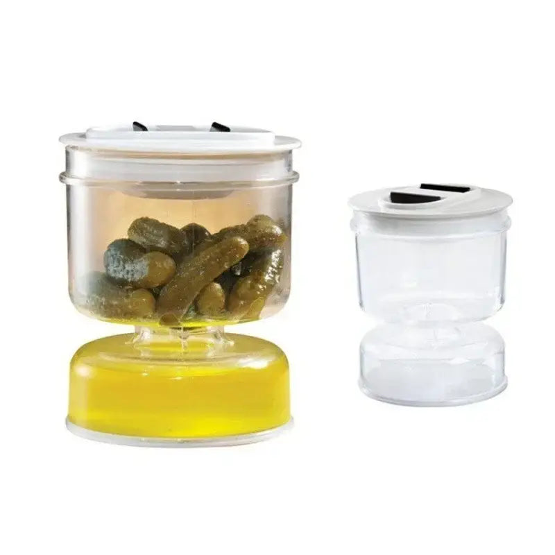 Glass Hourglass Dispenser Jar