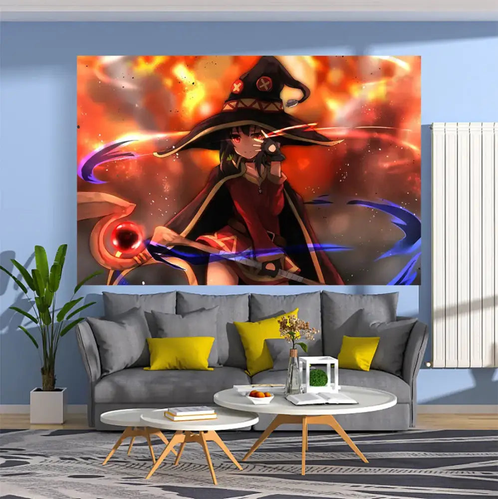 Anime Polyester Wall Tapestry