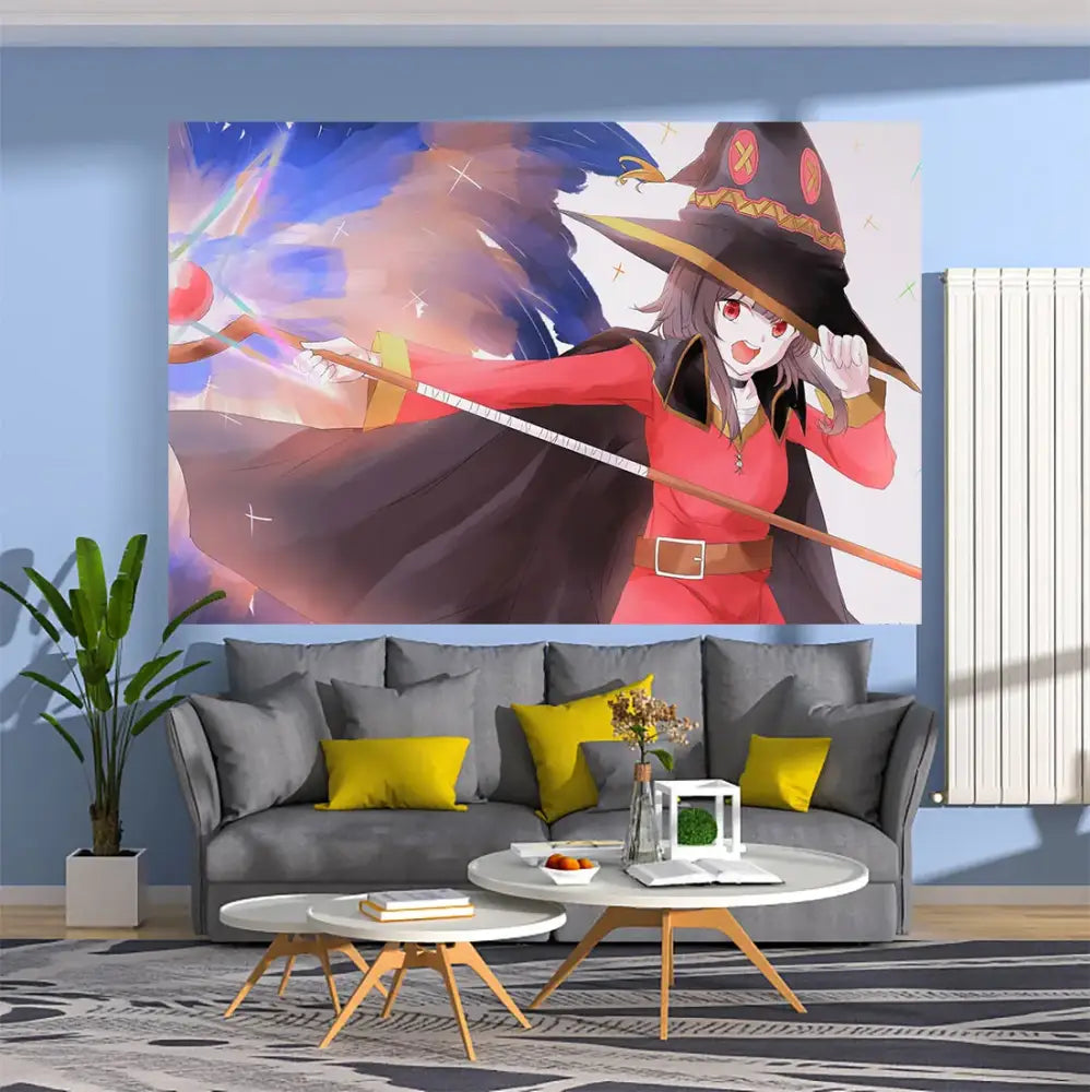Anime Polyester Wall Tapestry