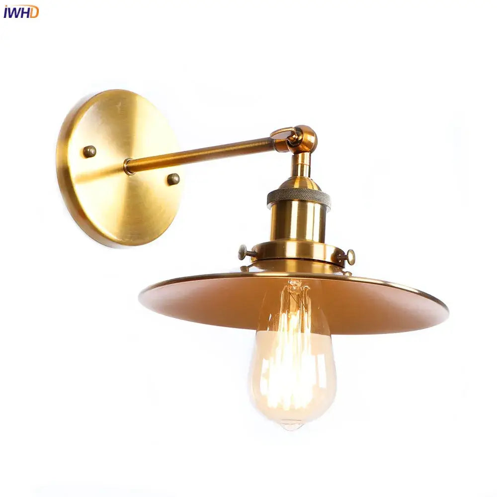 Gold Rustic LED Wall Light