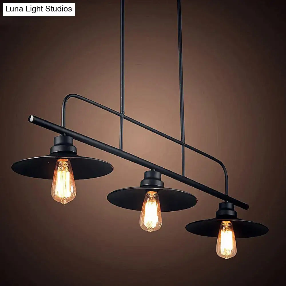 Black Cone Pendant Light