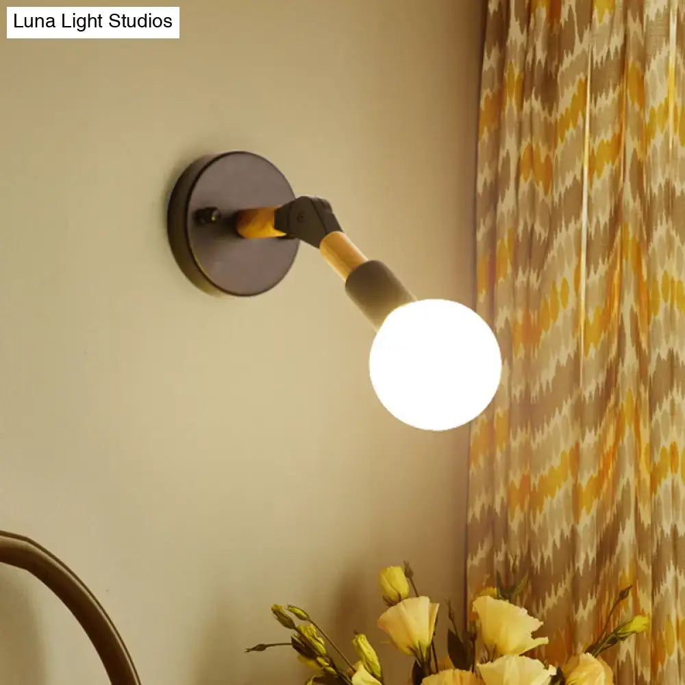 Blue Glass Wall Sconce